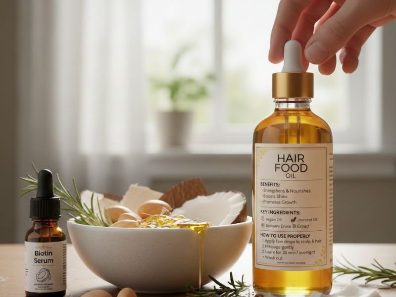 Hair Food Oil: Benefit-Key Ingredients and How to Use It Properly