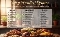 Dry Fruits Name: A Complete List with Benefits and Uses
